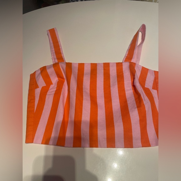KATE SPADE Deck Stripe Crop Top - Picture 1 of 3